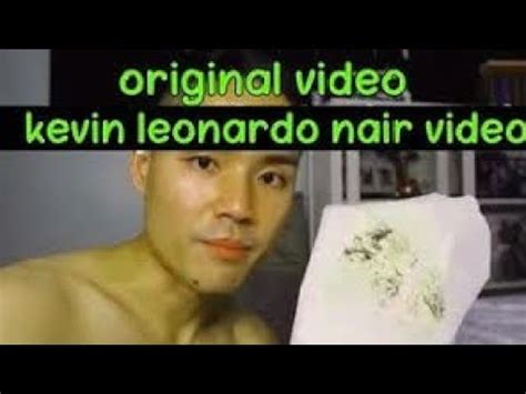 kevin leonardo video nair|kevin leonardo nairing his asshole youtube video